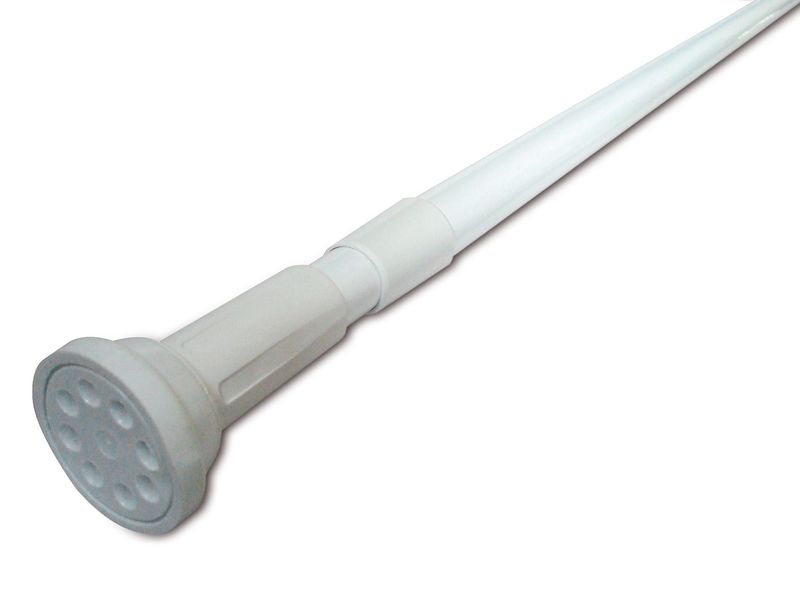 Barra Extensible Baño 1,40/2,60 Metros Blanco - Dimaco