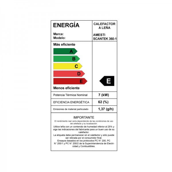 Calefactor-Leña-Certificado-Scantek-360-Amesti