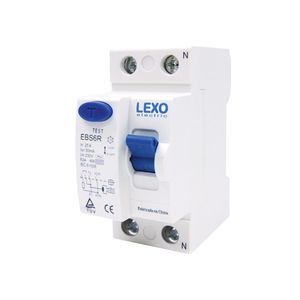 Interruptor Automático 2x25 Amp Diferencial JVL4-63 Lexo Blanco