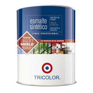 Esmalte Sintetico Profesional Blanco 1/4 Galón Tricolor