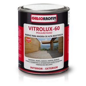 Barniz Vitrificante Vitrolux 60 Natural 1/4 Galón Chilcorrofin